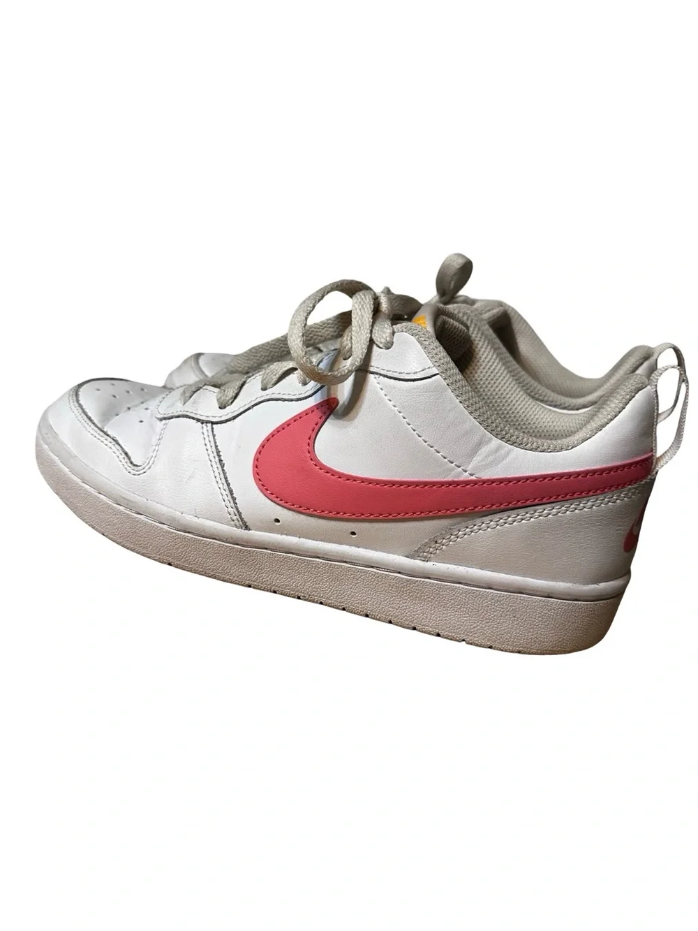 Nike Court Borough Low 2 GS White Coral Chalk BQ5448-124 Size 6 Youth